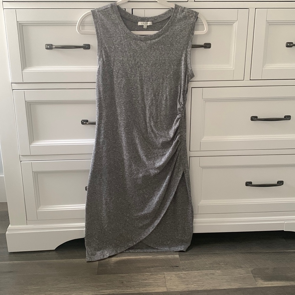 Z SUPPLY - sleeveless grey T-shirt dress